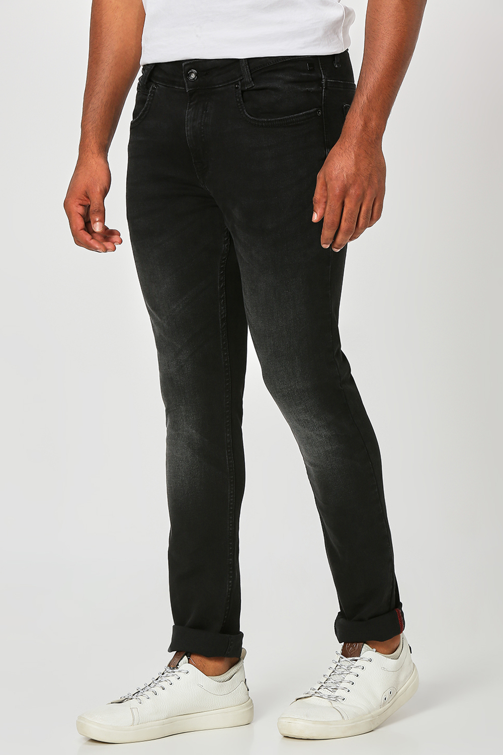 Mens black slim tapered jeans hotsell