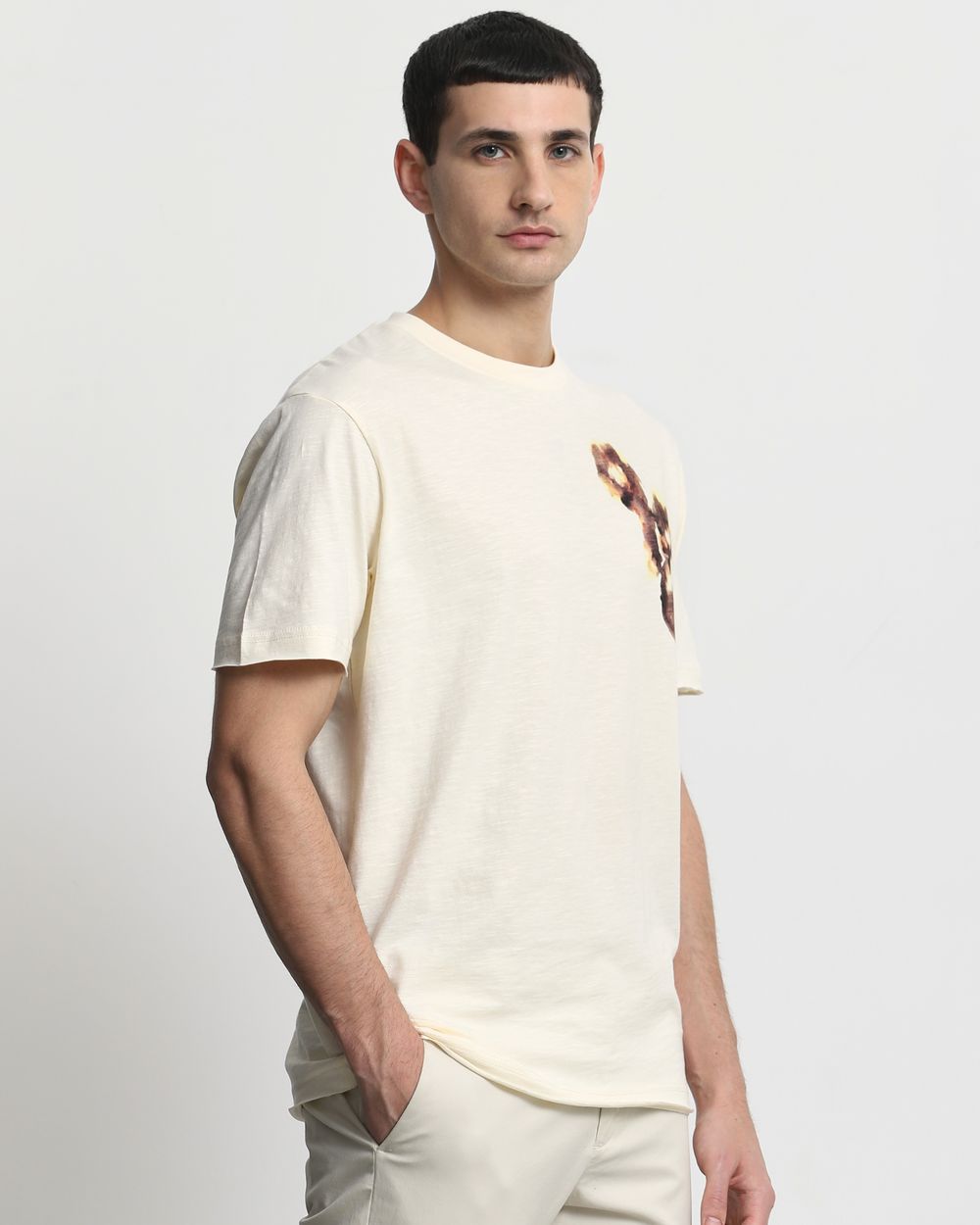 Off White Graphic Slim Fit T-Shirt