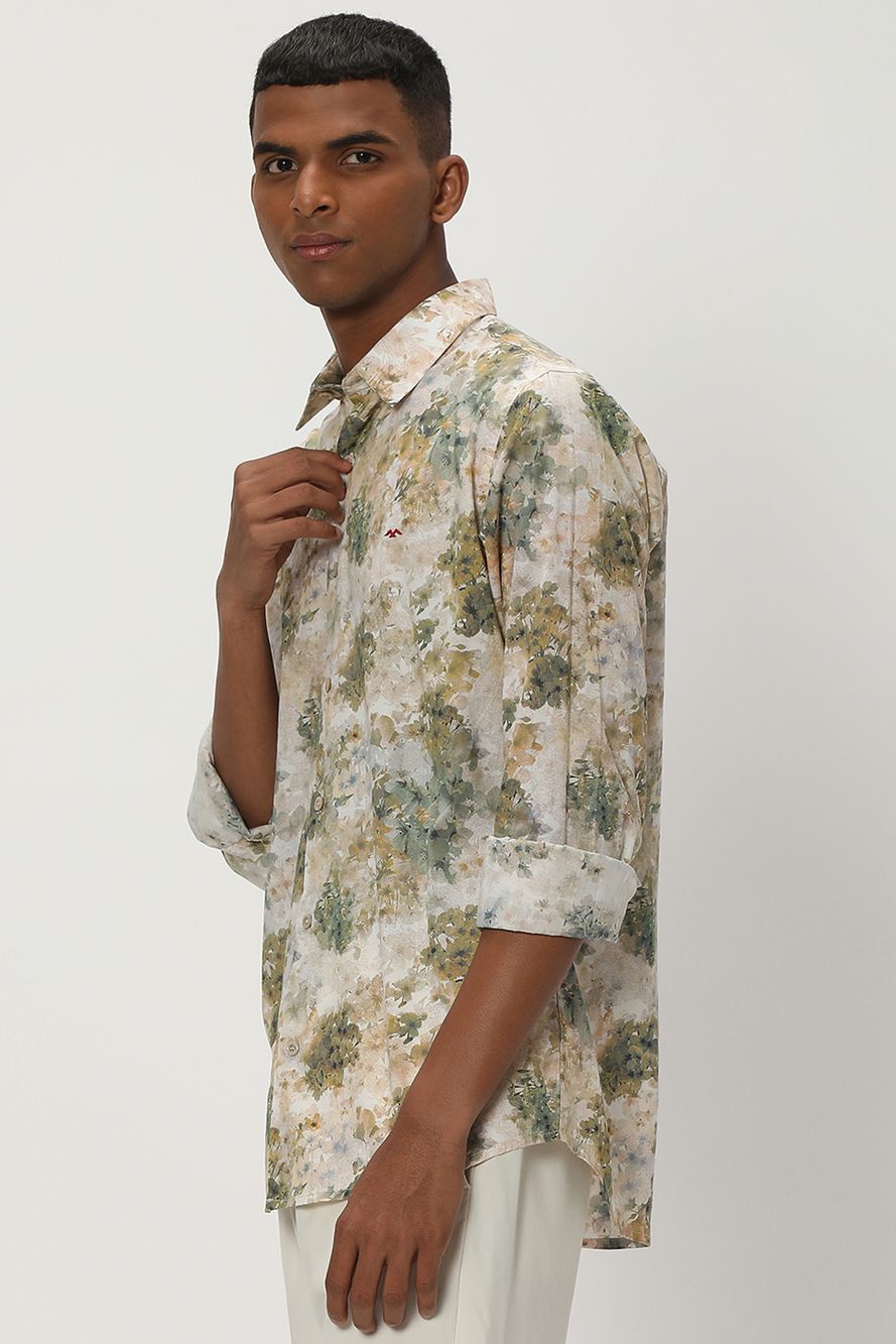 Multi & Floral Print Shirt