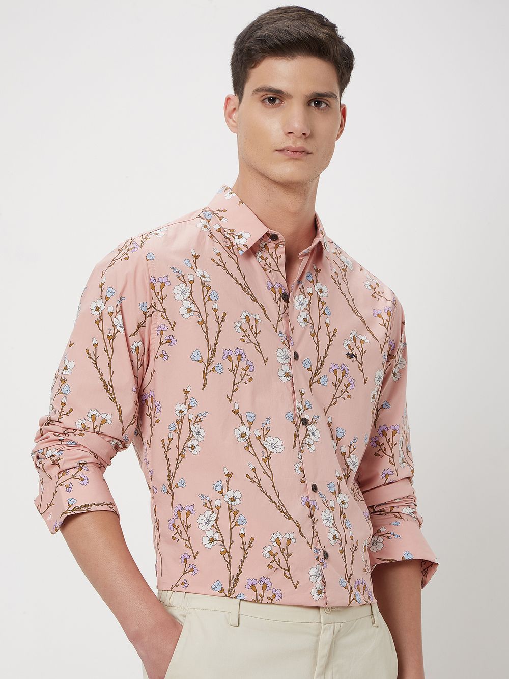 Pink Digital Print Shirt