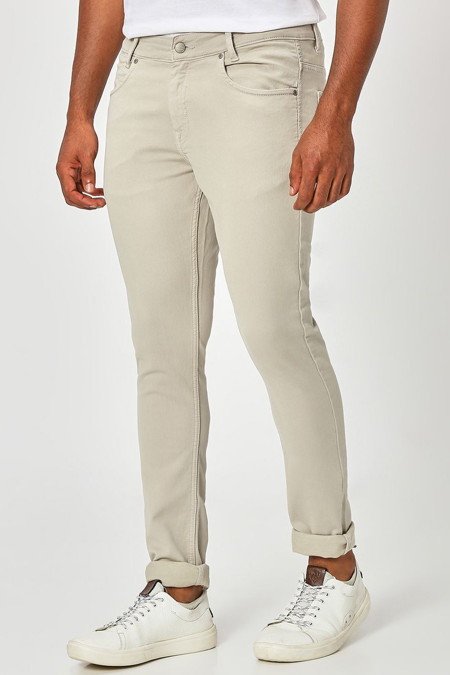 Stone Skinny Fit Superstretch Coloured Jeans