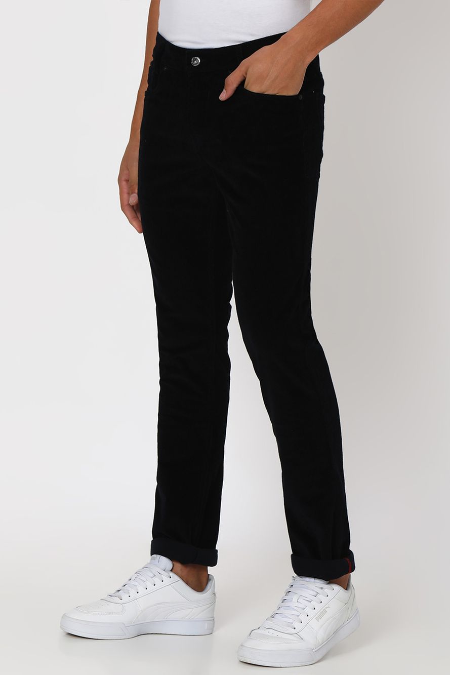 Navy Super Slim Corduroy Jeans