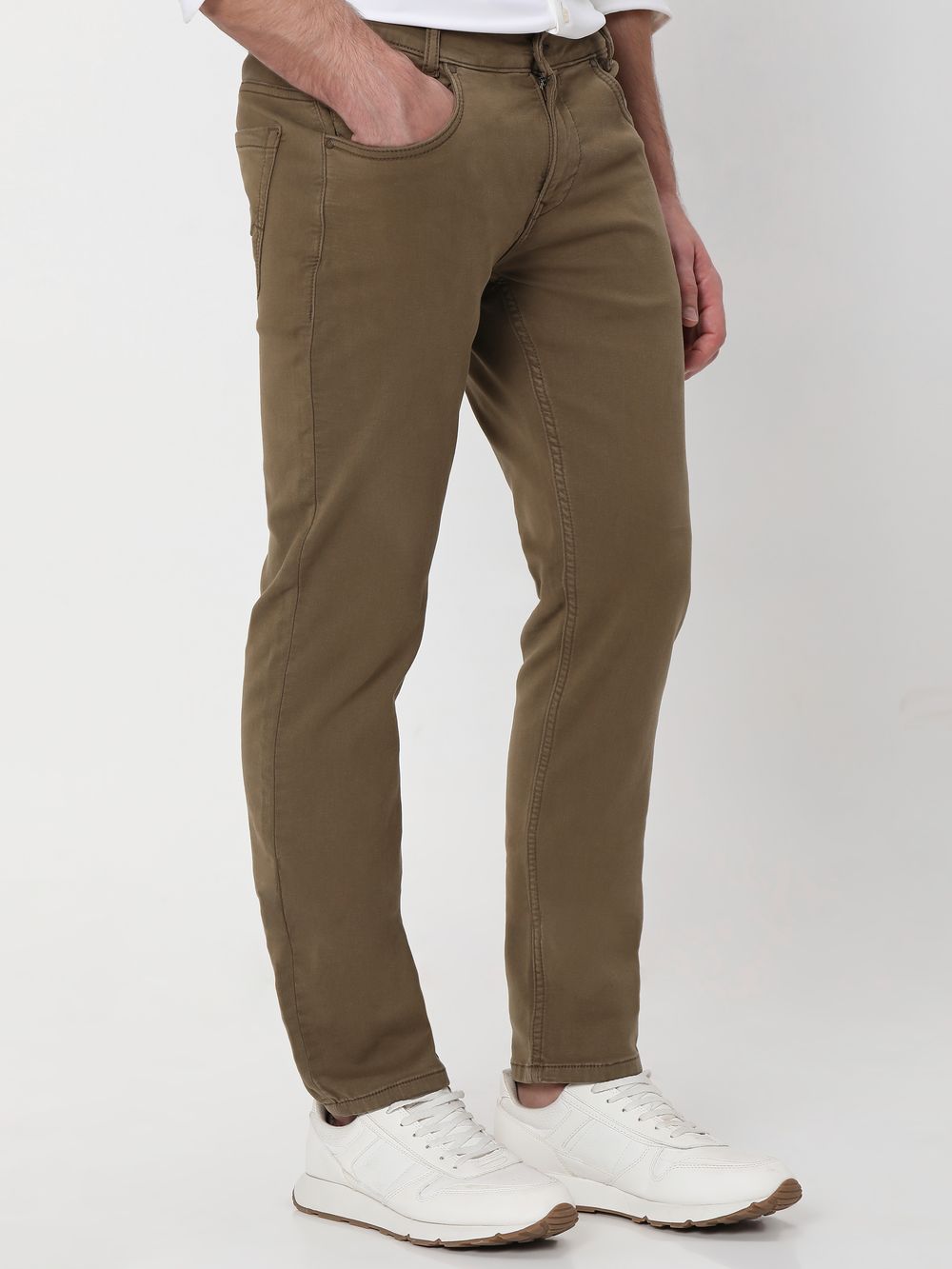 Brown Super Slim Fit Superstretch Coloured Jeans