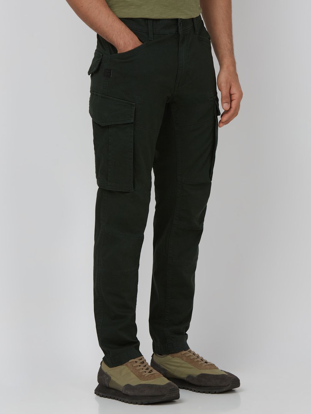 Green Slim Fit Cargos