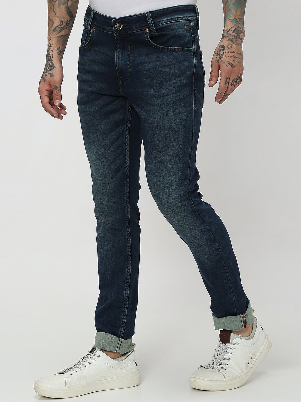 Tinted Skinny Fit Denim Deluxe Stretch Jeans