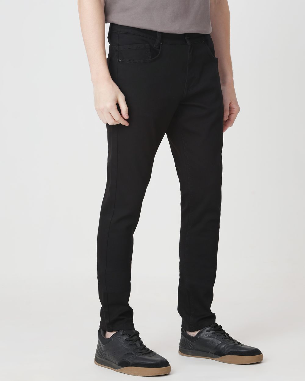 Jet Black Skinny Fit Jeans