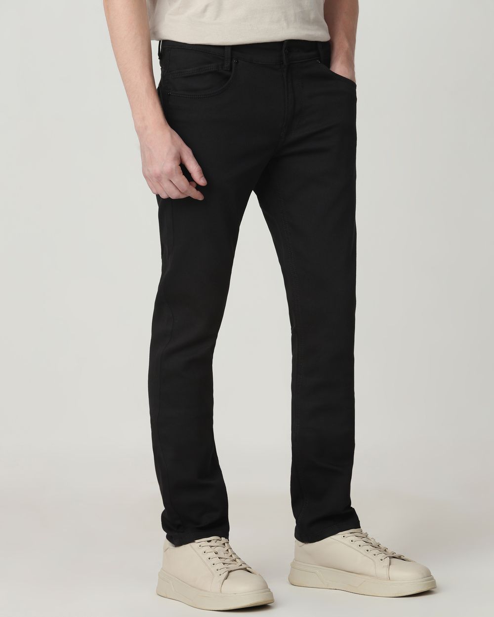 Jet Black Super Slim Fit Jeans