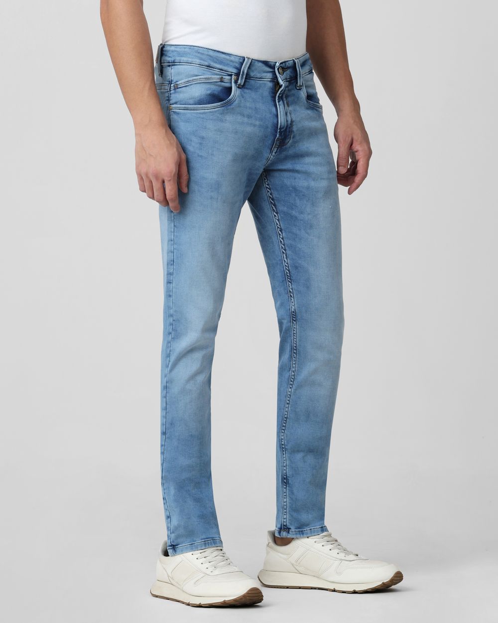 Light Blue Super Slim Fit Flyweight Jeans