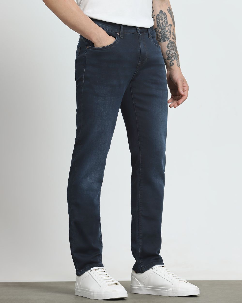 Blue Black Super Slim Fit Jeans