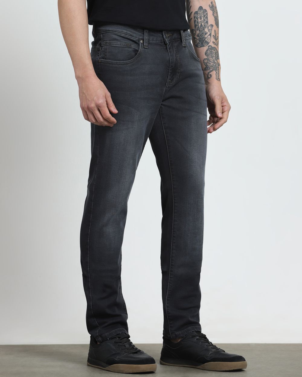 Charcoal Super Slim Fit Jeans