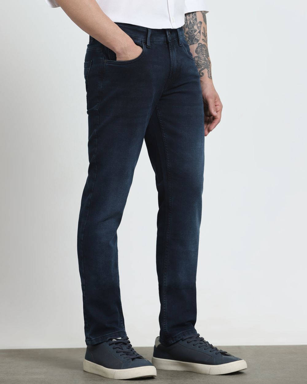 Blue Black Super Slim Fit Jeans