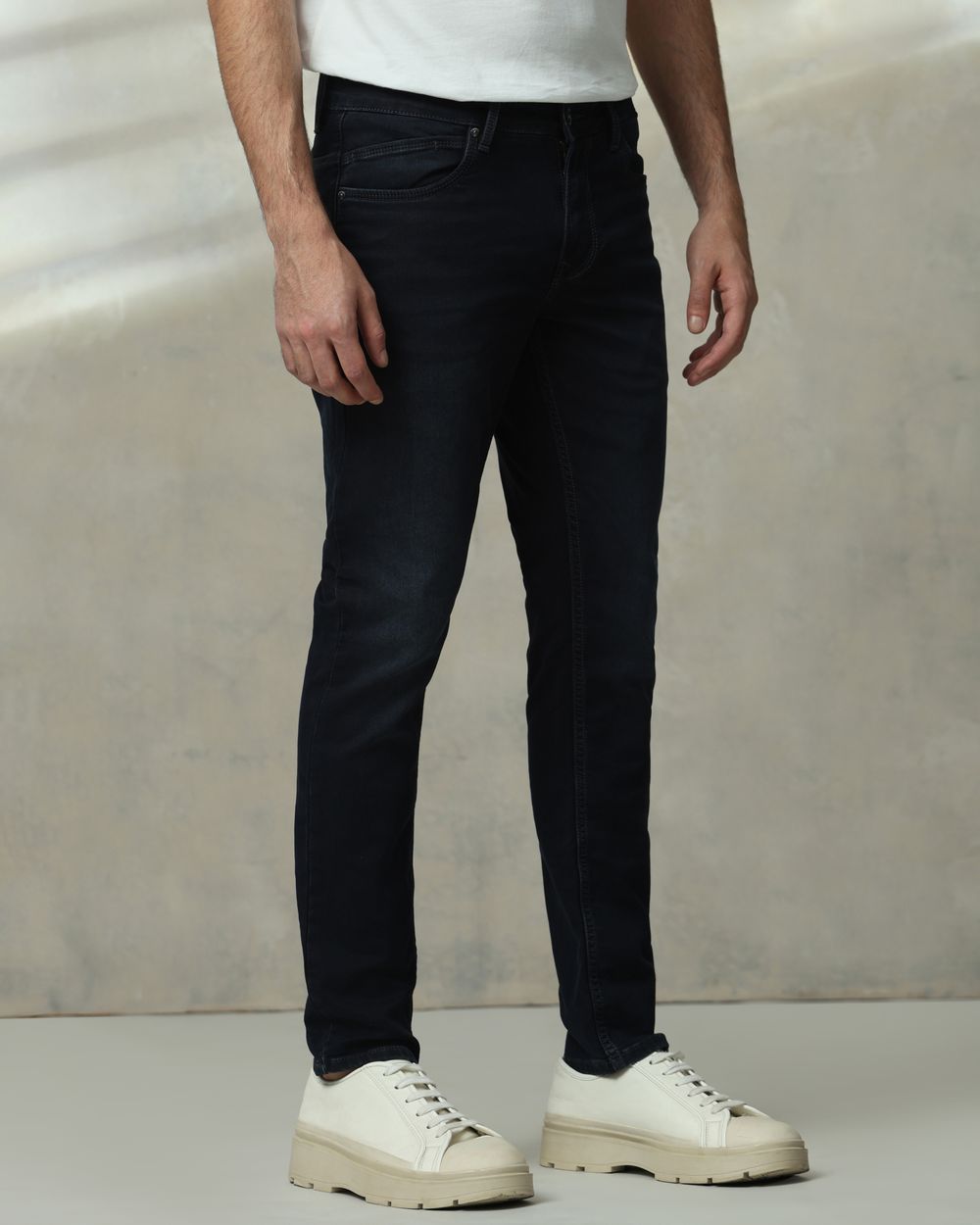Blue Black Skinny Fit Jeans
