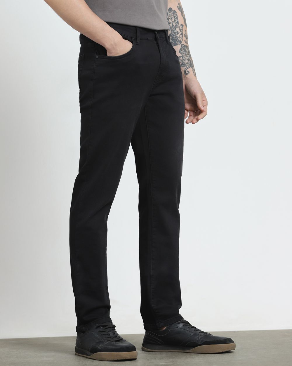 Black Super Slim Fit Jeans