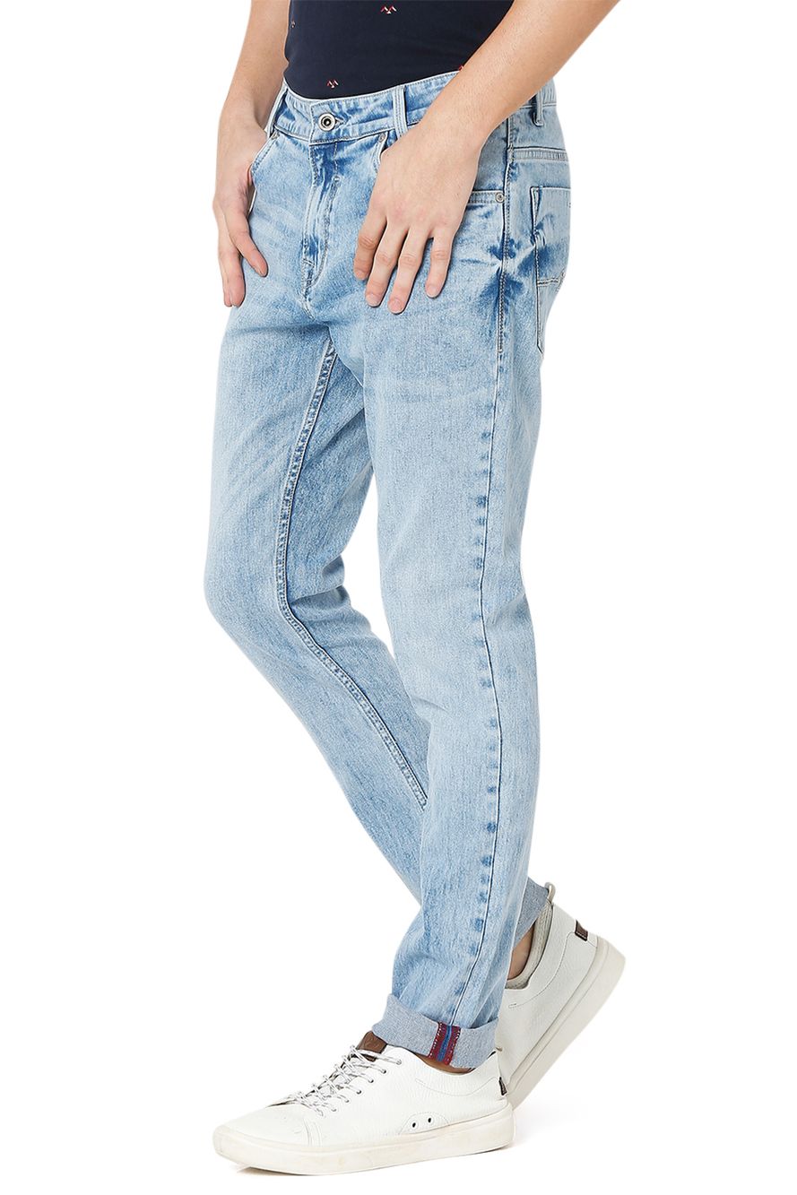 Iced Light Blue Skinny Fit Original Stretch Jeans