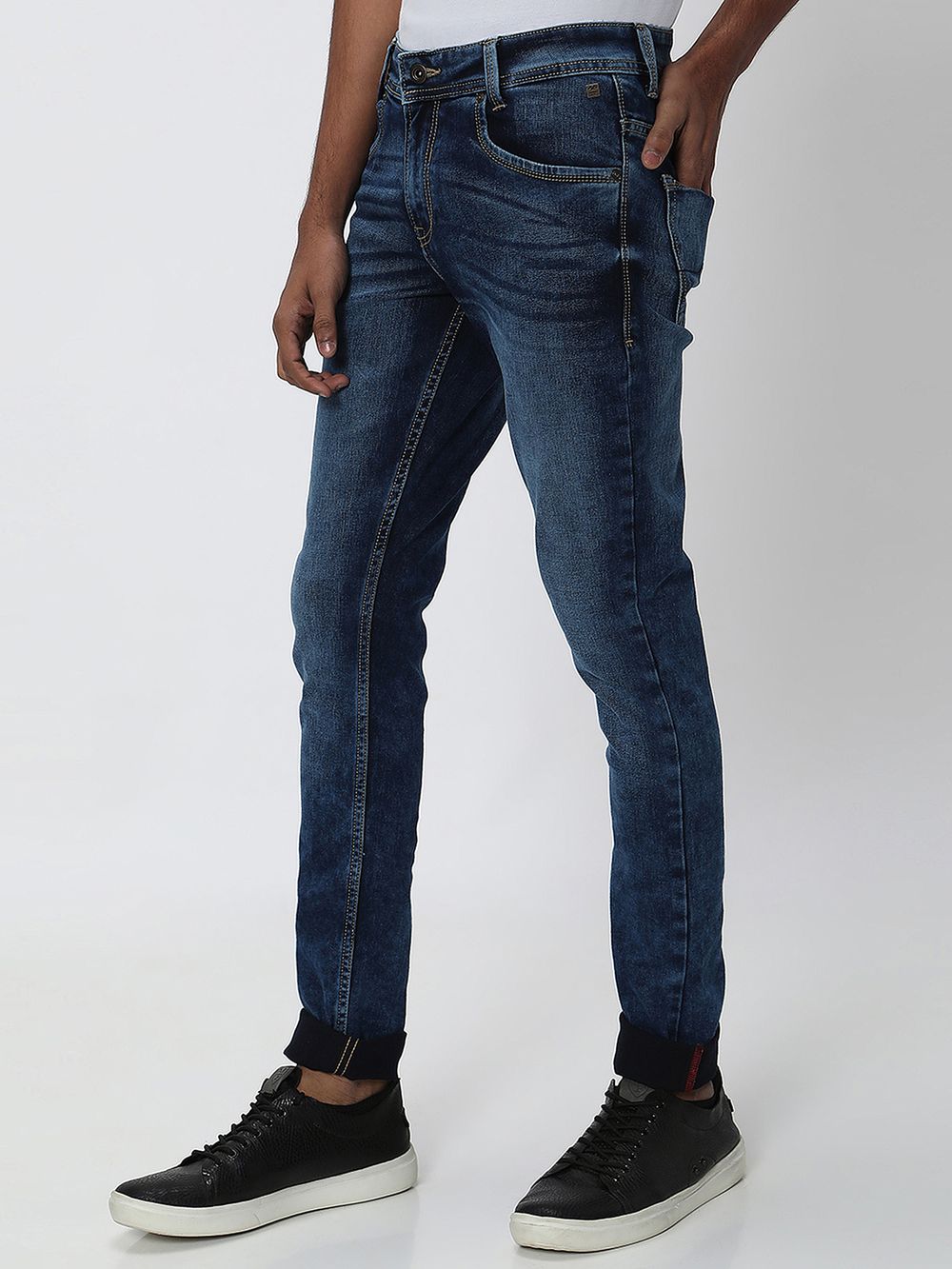 Indigo Blue Skinny Fit Originals Stretch Jeans