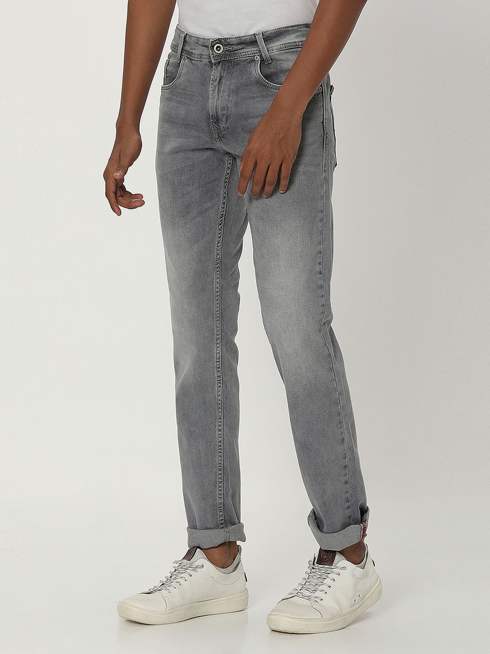 Grey Super Slim Fit Originals Stretch Jeans