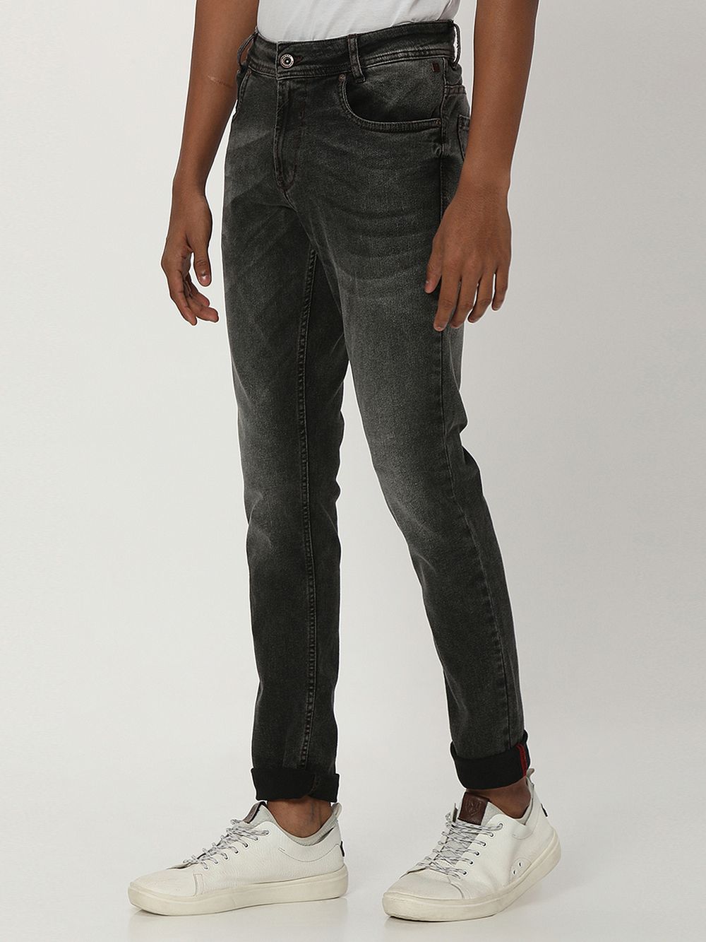Charcoal Skinny Fit Originals Stretch Jeans