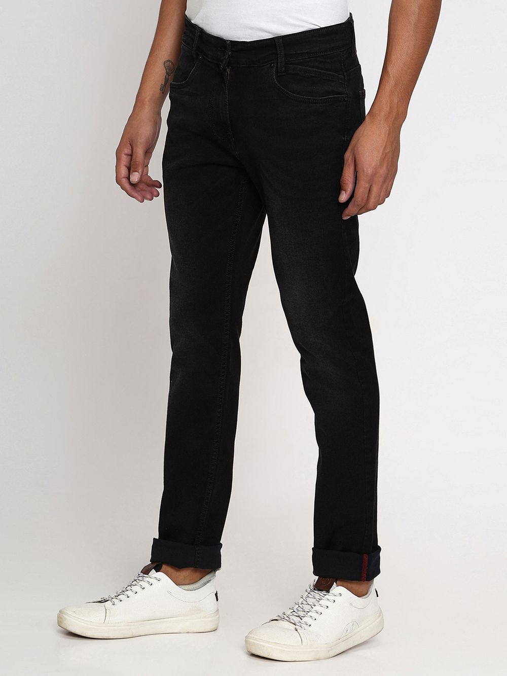 Black Narrow Fit Originals Stretch Jeans