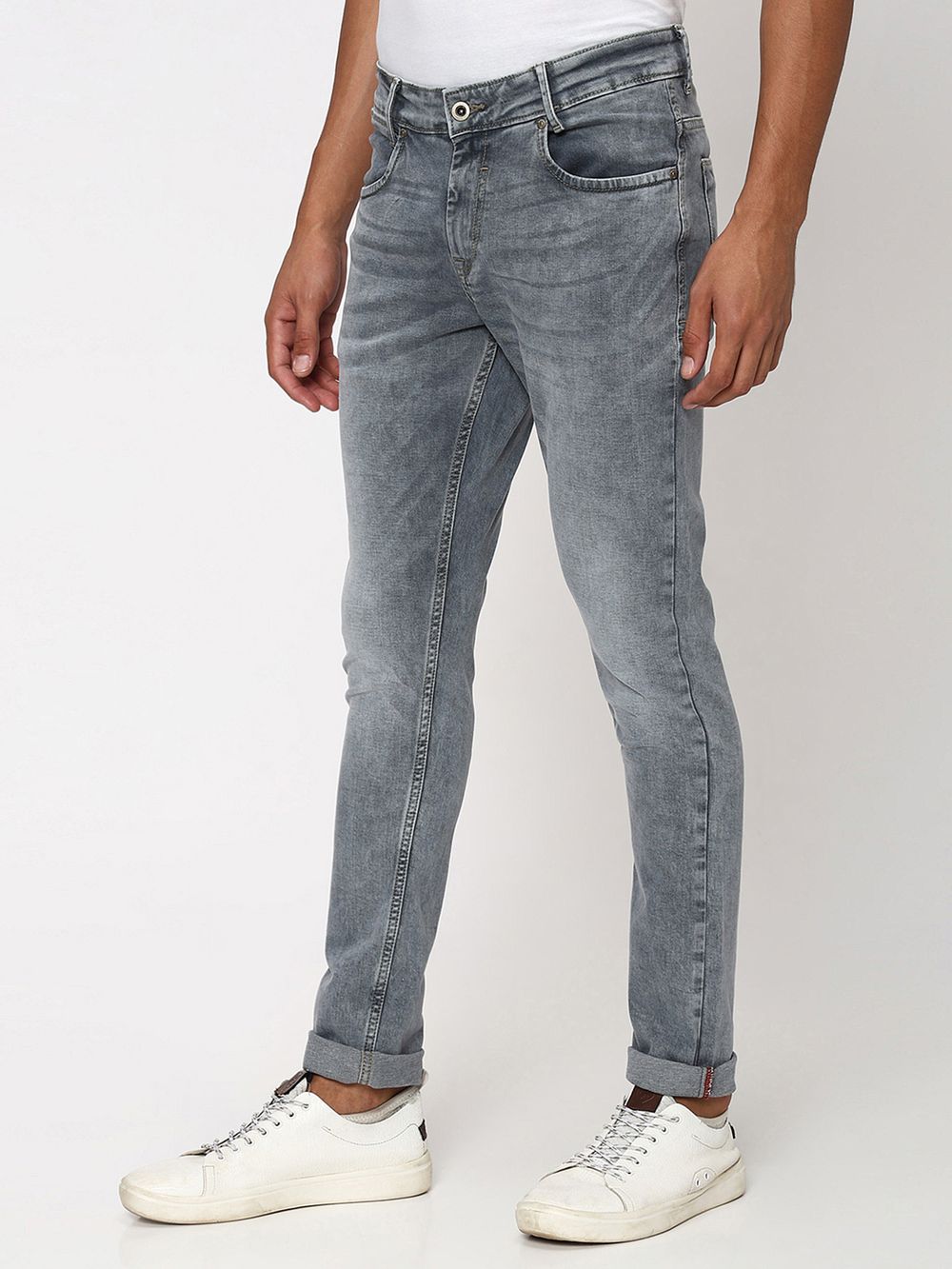Grey Skinny Fit Originals Stretch Jeans