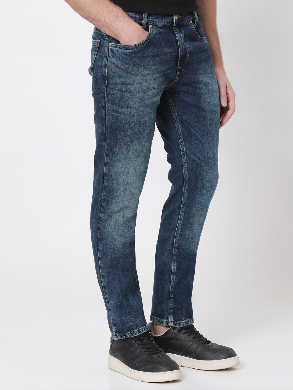 Tinted Relaxed Straight Fit Originals Stretch Jeans