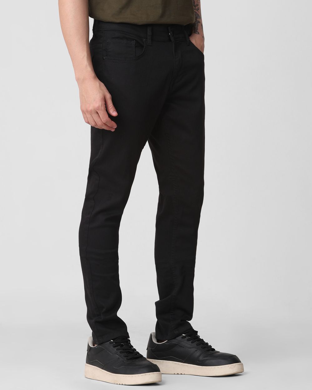 Jet Black Skinny Fit Jeans