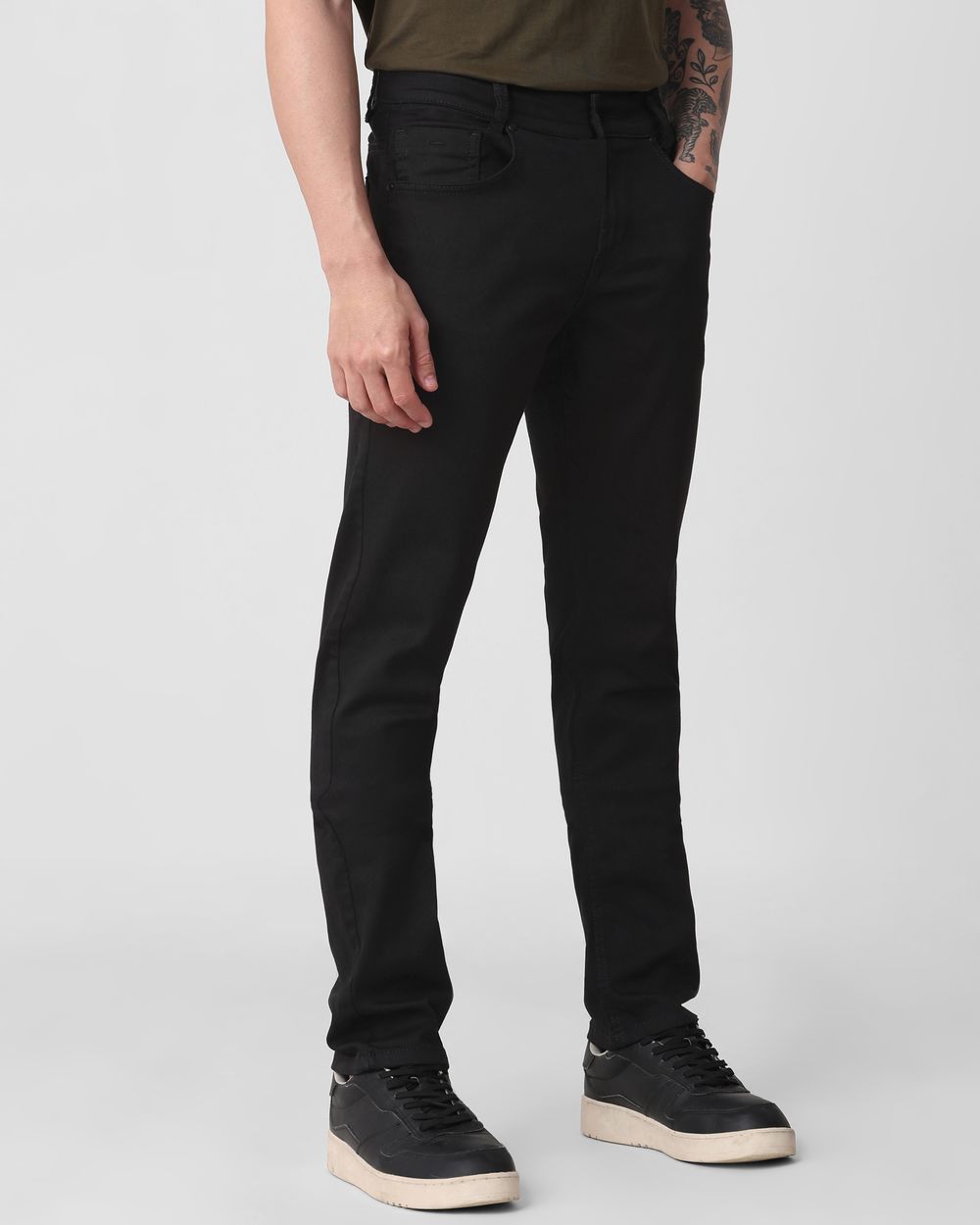 Jet Black Super Slim Fit Jeans