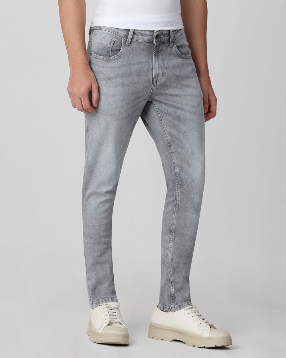 Grey Skinny Fit Originals Stretch Jeans