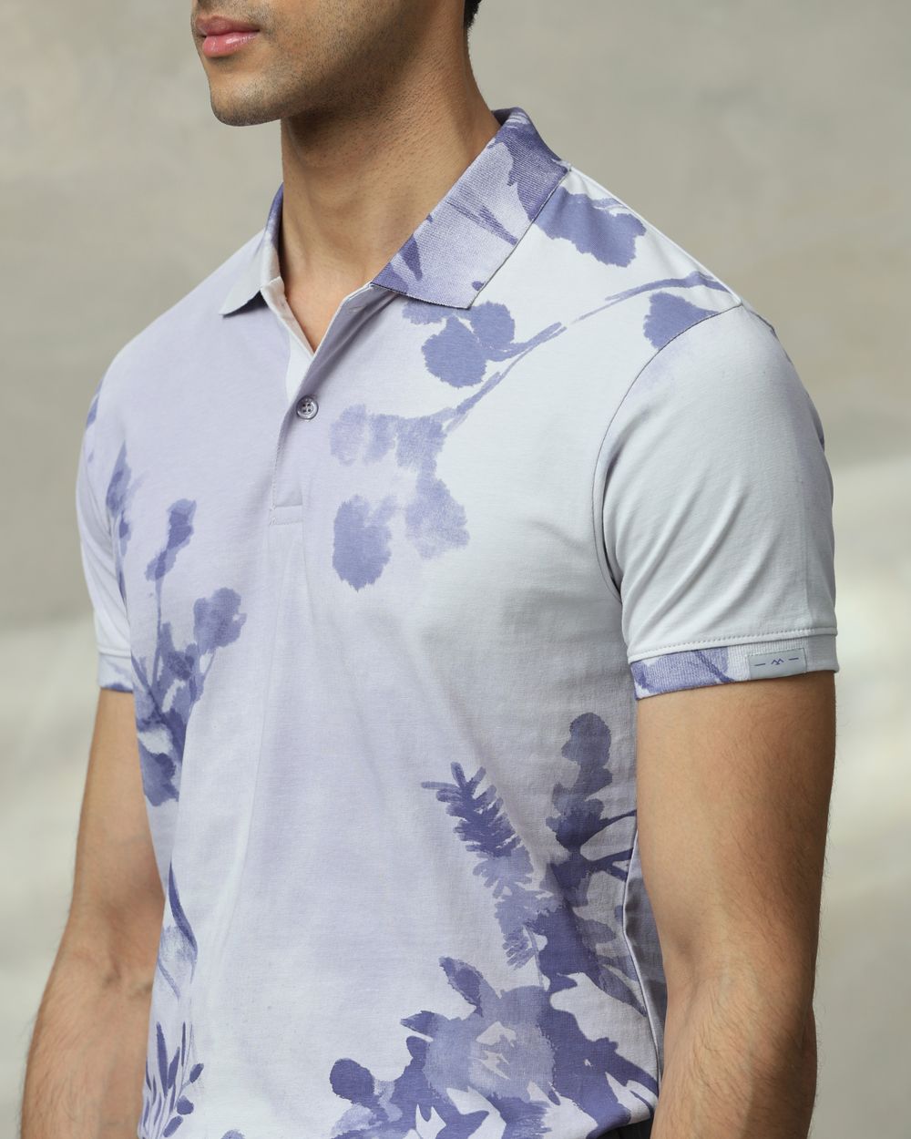 MURRAL framed flower half sleeve shirts（murral＊framed