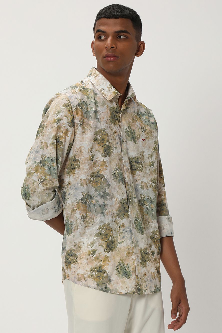 Multi & Floral Print Shirt