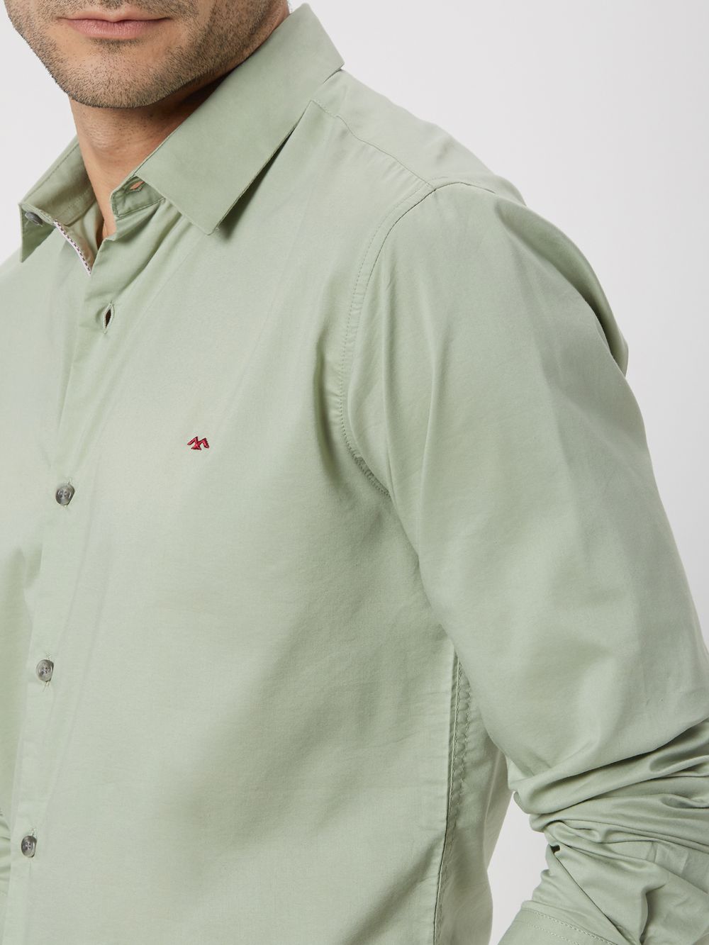 Light Olive Lightweight Stretch Shirt