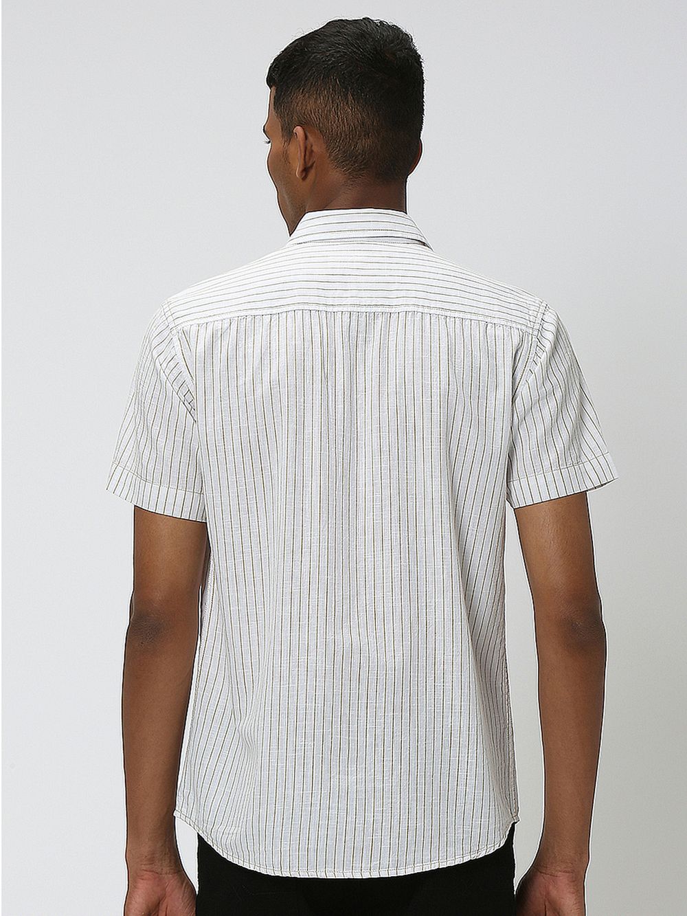 White Pin Stripe Shirt