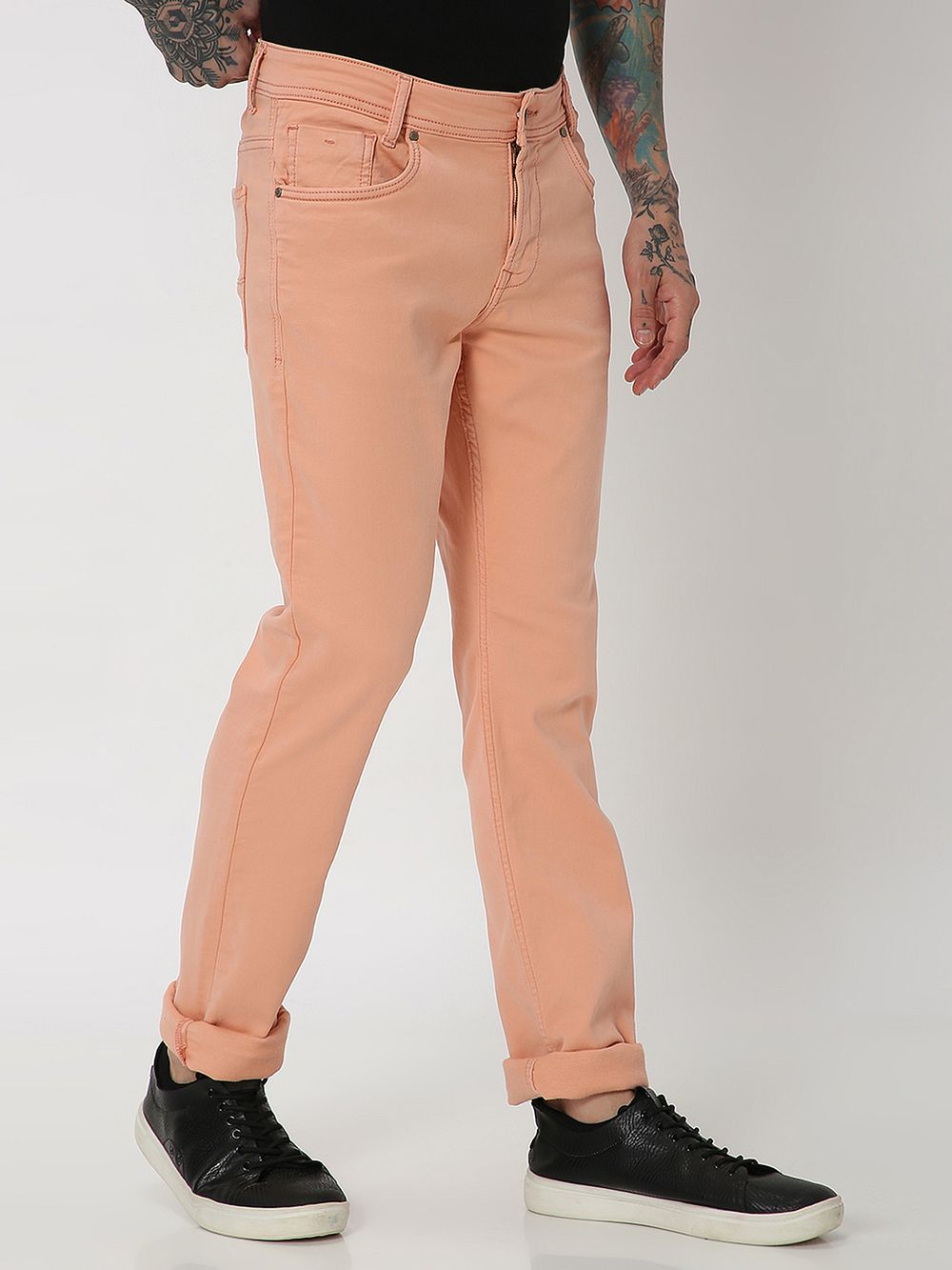 Pink Super Slim Fit Superstretch Coloured Jeans