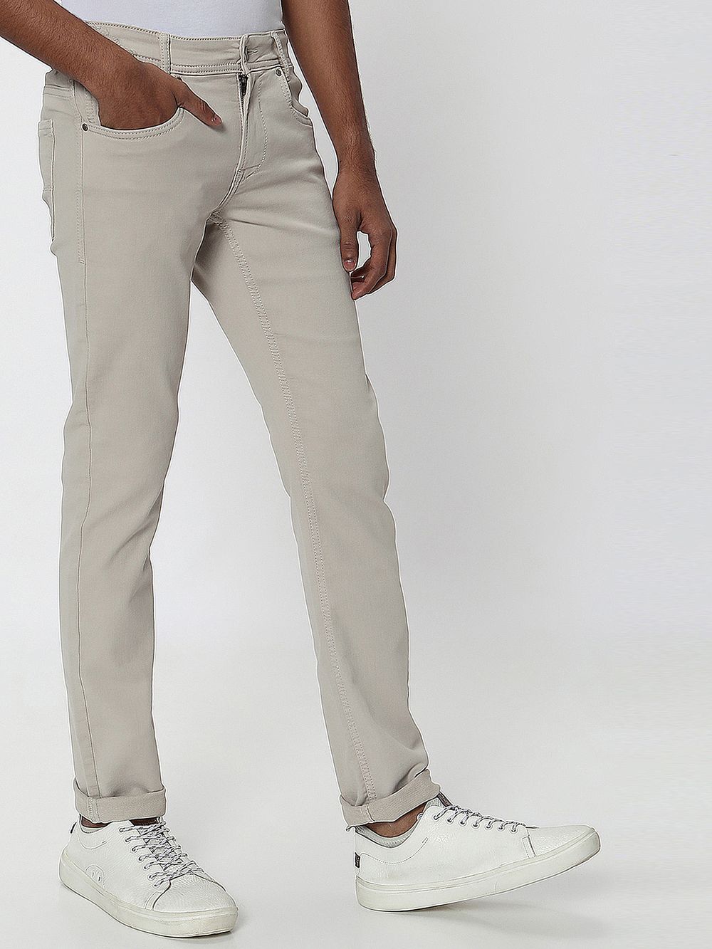 Stone Super Slim Fit Superstretch Coloured Jeans