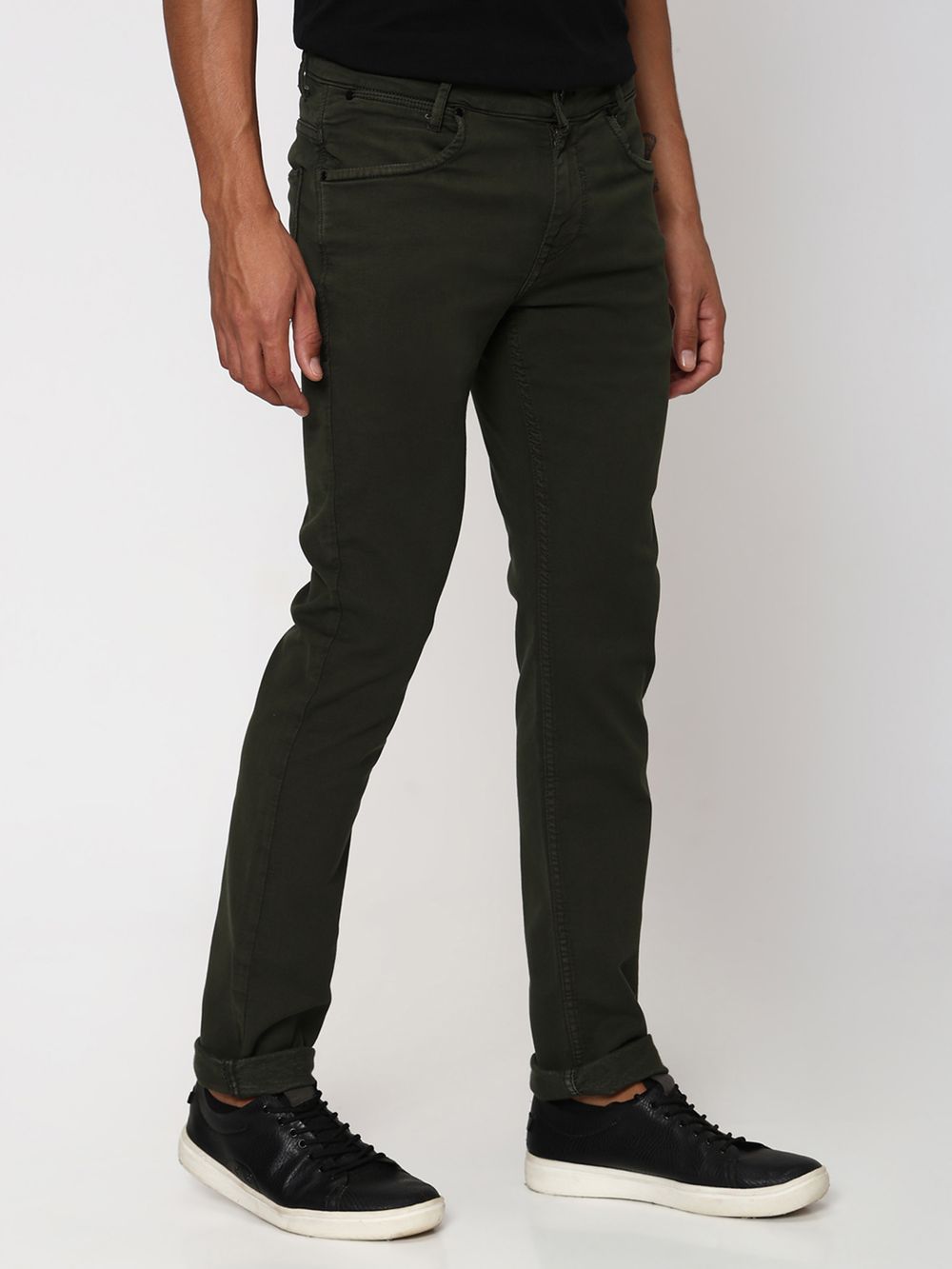 Green Super Slim Fit Superstretch Coloured Jeans