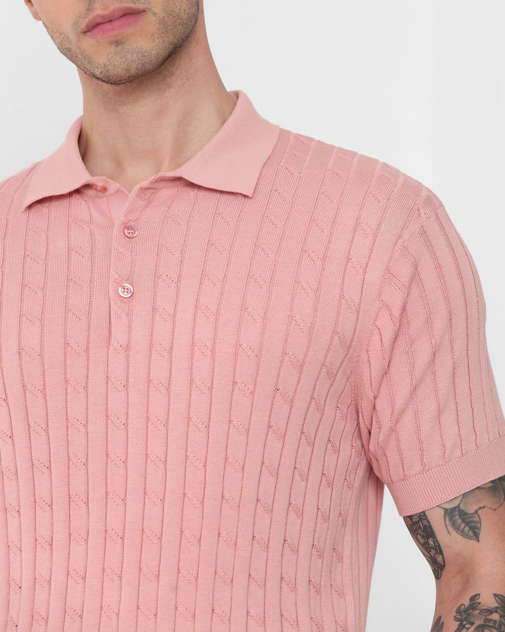 namacheko swey polo mauve pink mサイズ