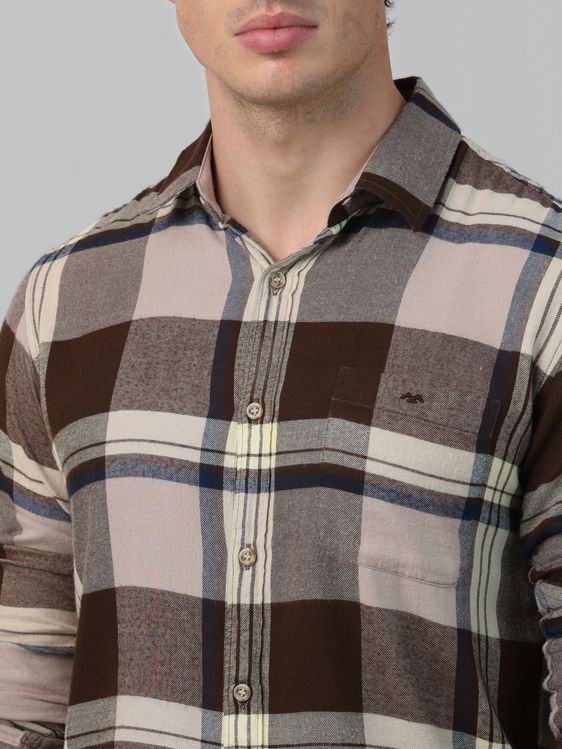 【HI FI FNK】Mambo Checked Half Shirt 5_mfs-15127-t-11-brown_10.jpg