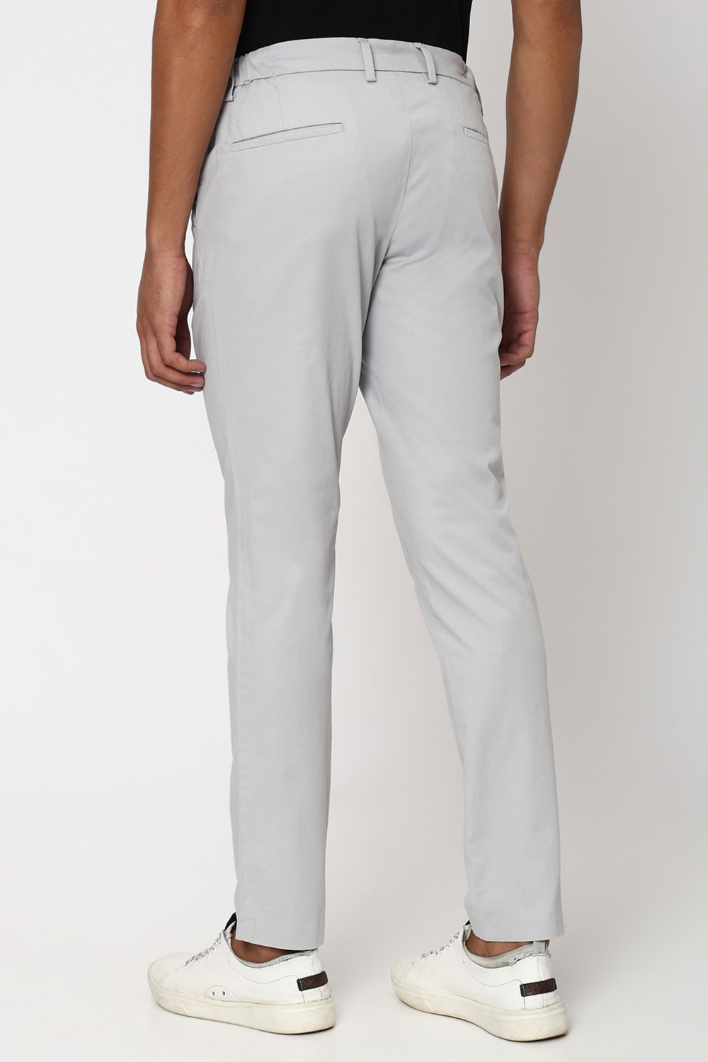 Buy Grey Super Slim Fit Stretch Chinos Online at Muftijeans