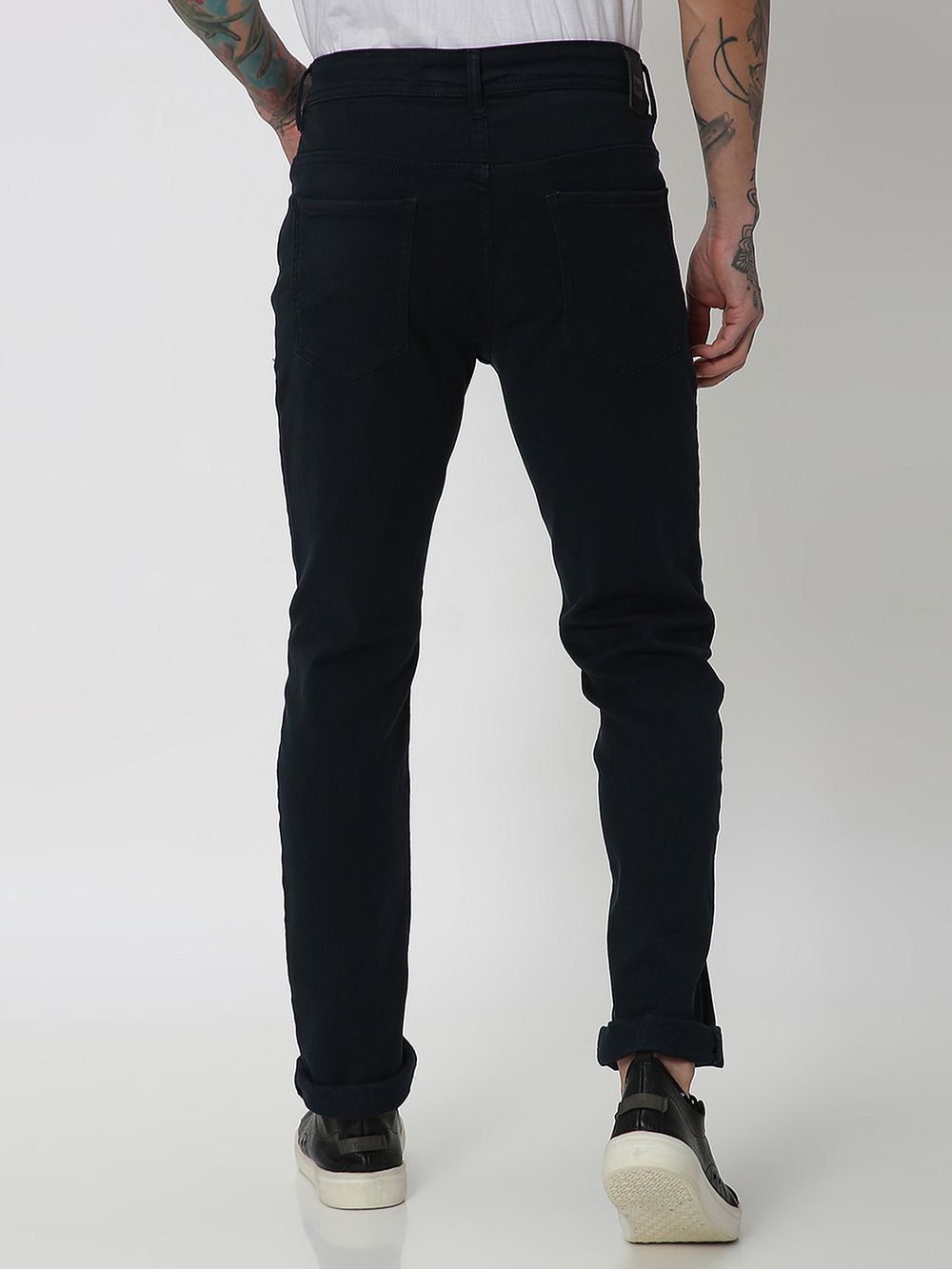 Navy Super Slim Fit Superstretch Coloured Jeans