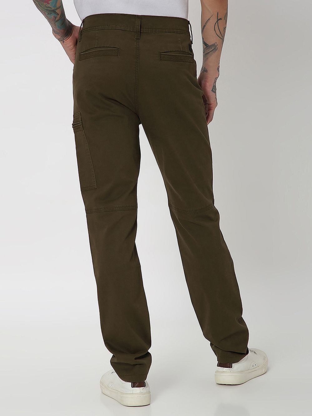 Olive Sport Fit Cargos