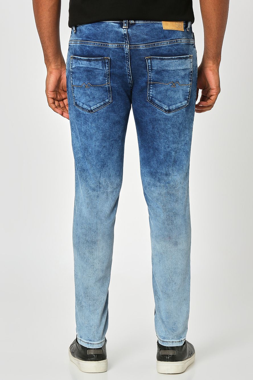 Light Blue Ankle Length Originals Stretch Jeans