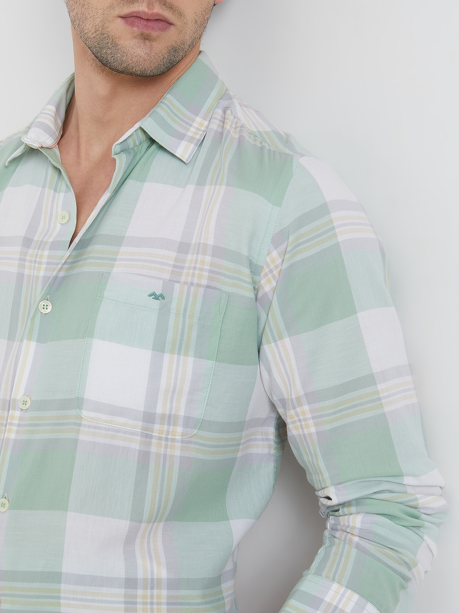 【HI FI FNK】Cety Checked Shirt Cerri Pigment Check Shirt (4color) - HIFIFNK | 60% - Asian