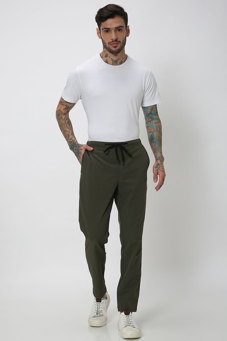 Olive Sport Fit Athleisure Joggers