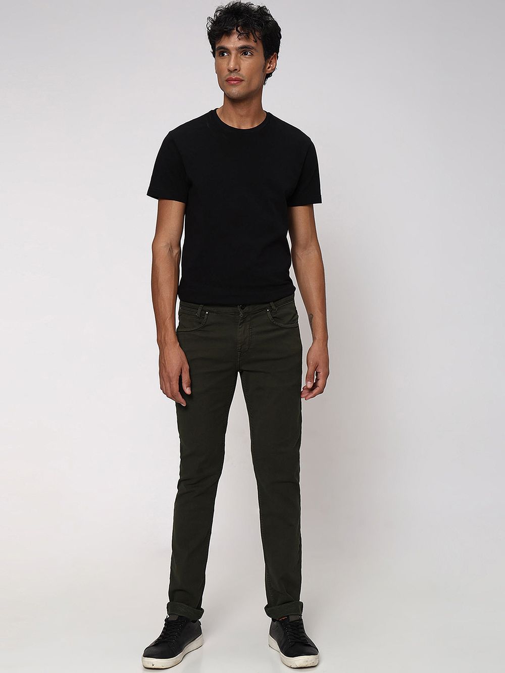 Green Super Slim Fit Superstretch Coloured Jeans