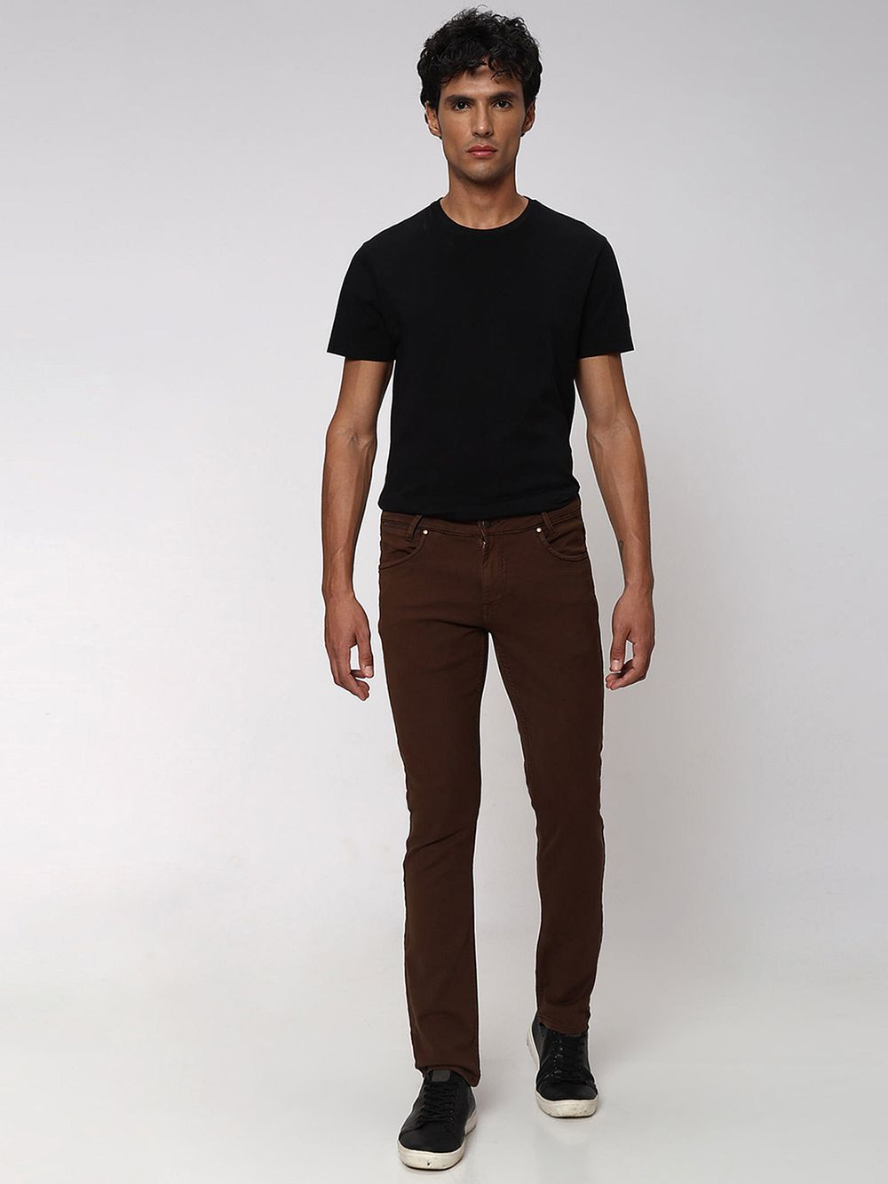 Brown Super Slim Fit Superstretch Coloured Jeans