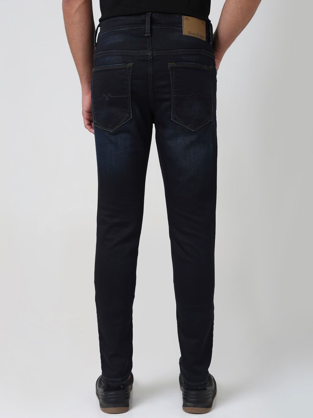 Blue Black Skinny Fit Denim Deluxe Stretch Jeans