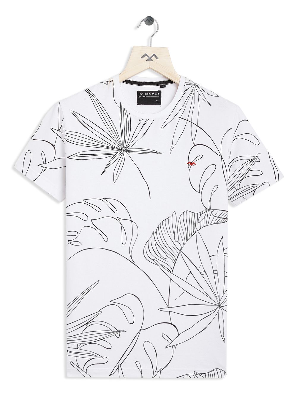 White Leaf Graphic Tee