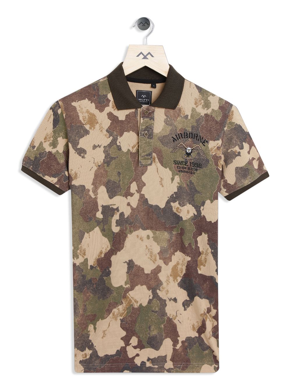 Camo Badged Camo Polo