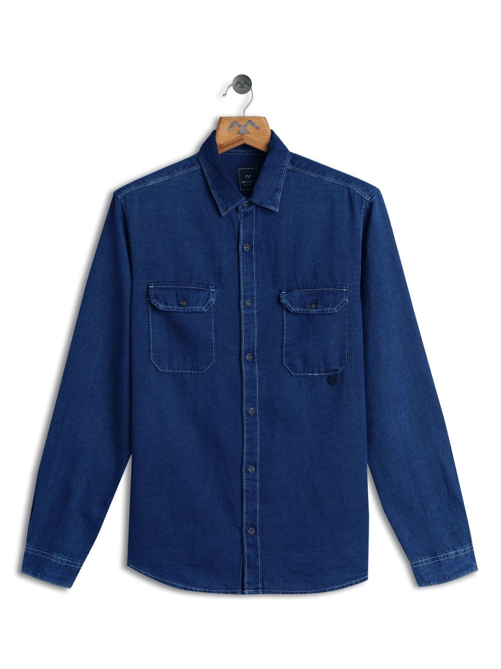 Indigo Blue Denim Shirt