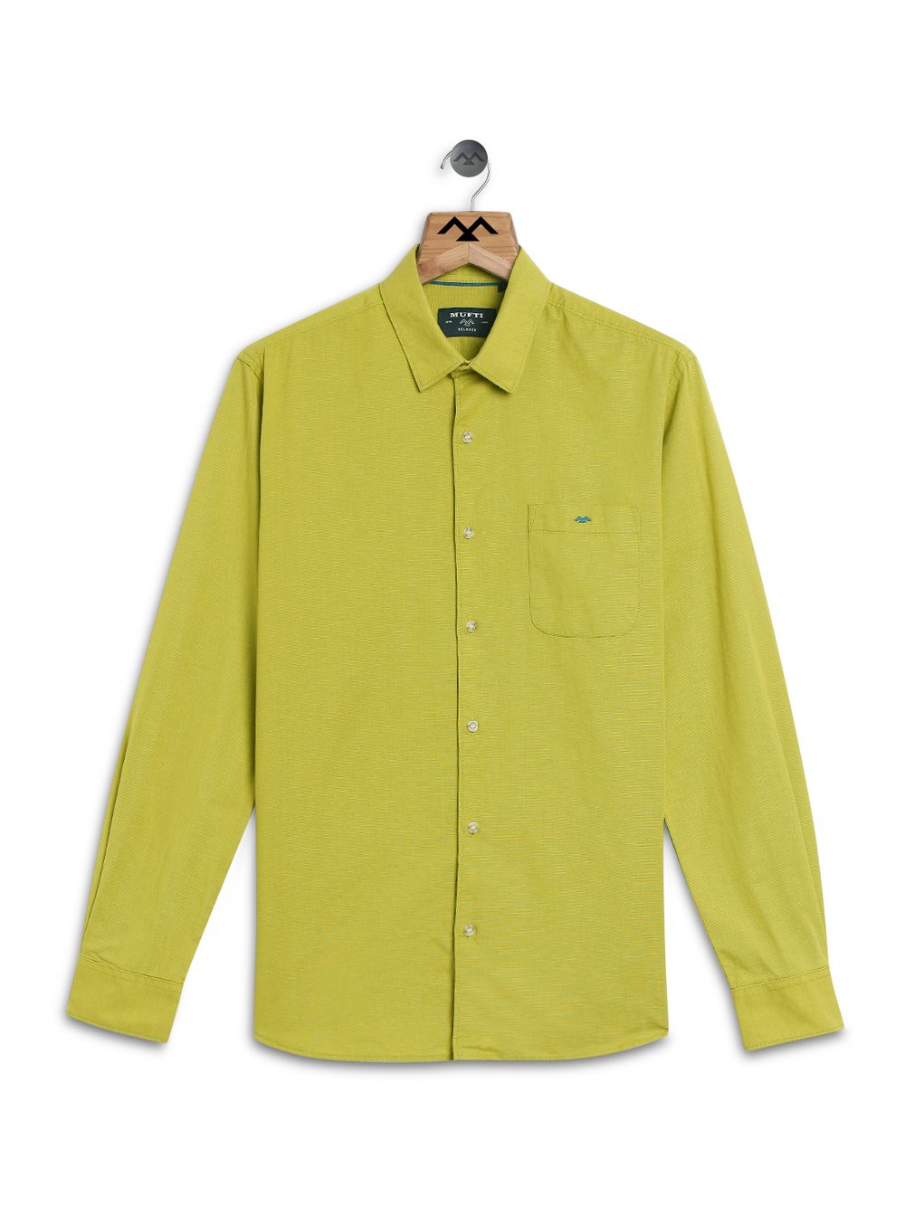 Light Green Slim Fit Casual Shirt