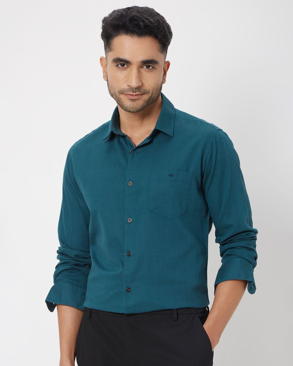 Teal color shirt sales